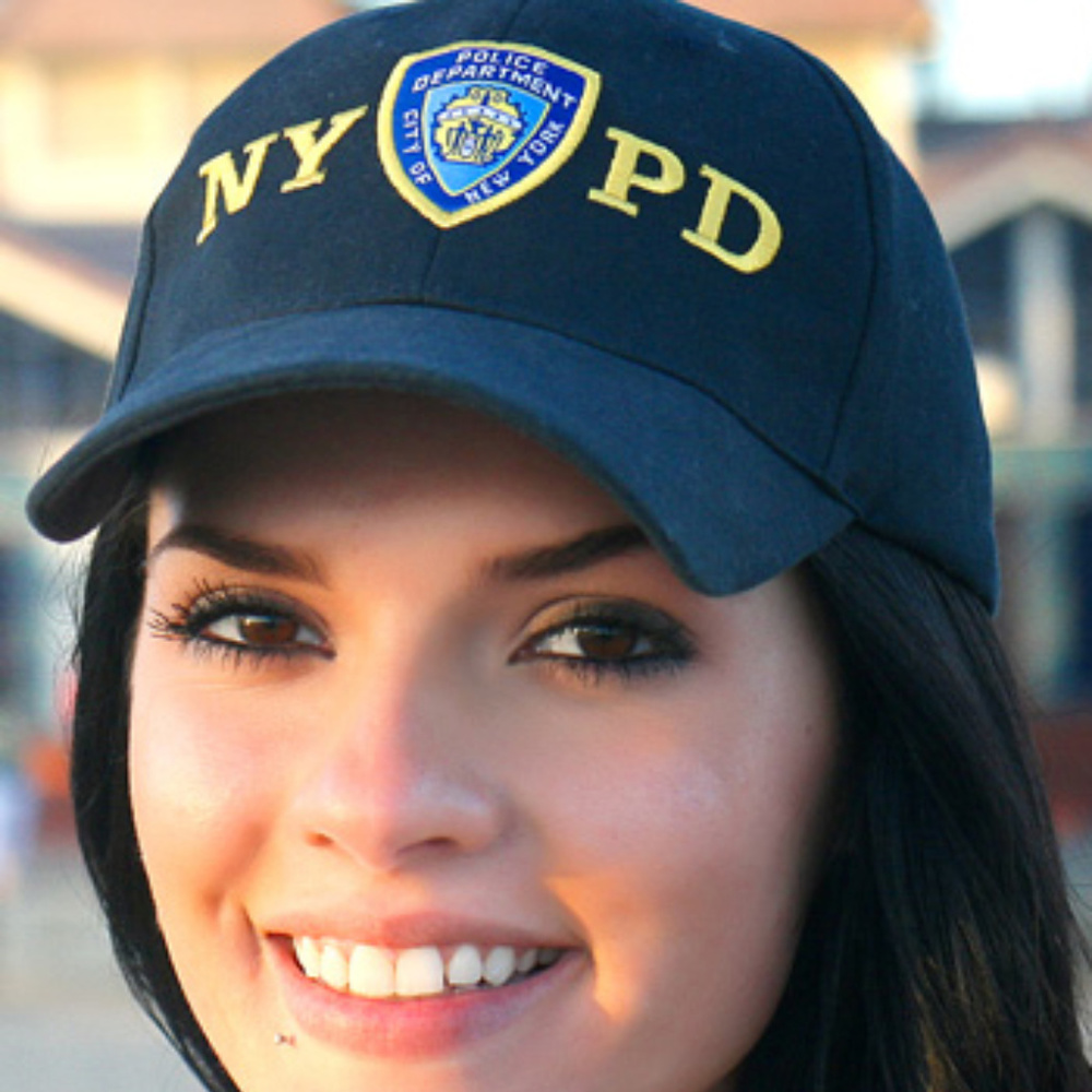 Navy NYPD Shield Hat baseball cap unisex NWT